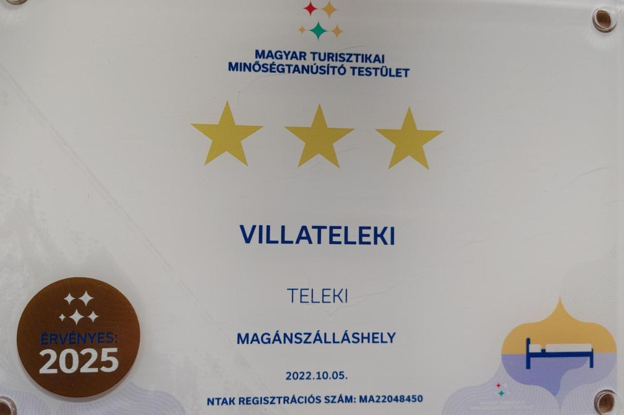Villa Teleki מראה חיצוני תמונה